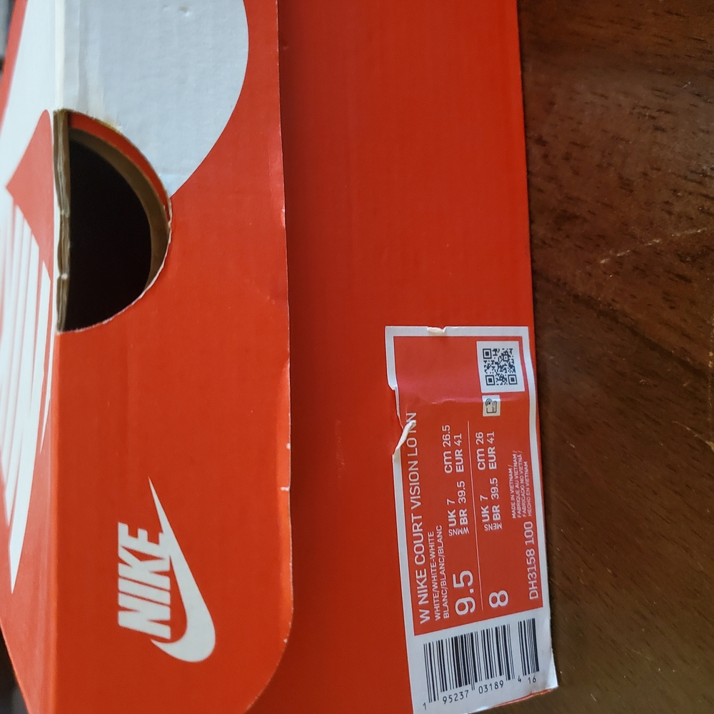 Nike Women's Court Vision Athletic Shoes - Red